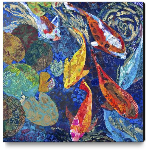 Koi Pond II Canvas Print by Elizabeth St. Hilaire