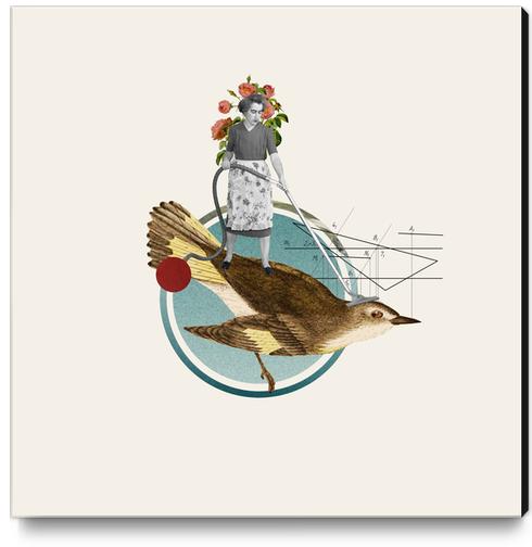 Bird Canvas Print by Oleg Borodin