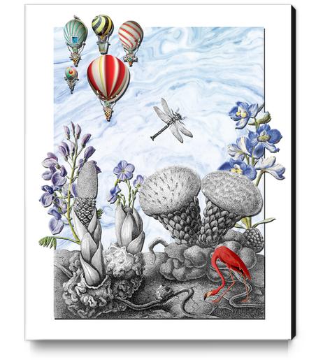 THE VISITORS Canvas Print by GloriaSanchez