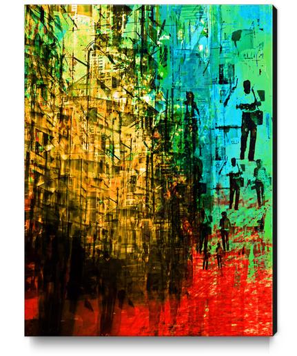 People at Switzerland Canvas Print by Gabi Hampe