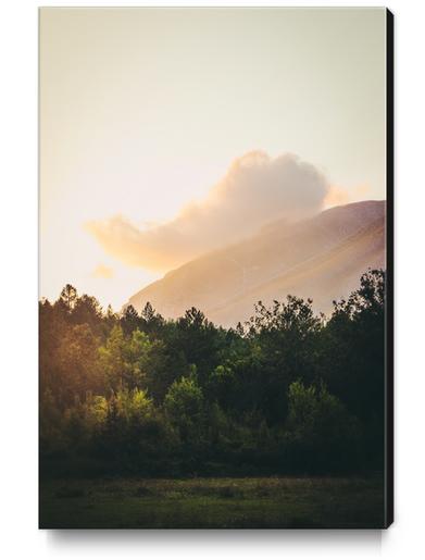 Mountains in the background IX Canvas Print by Salvatore Russolillo