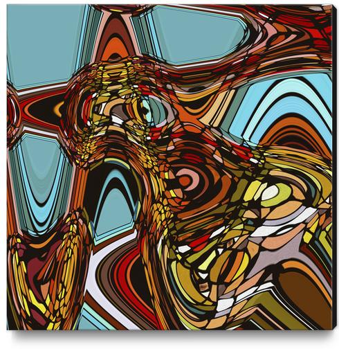 Retro Ondulation Canvas Print by Vic Storia