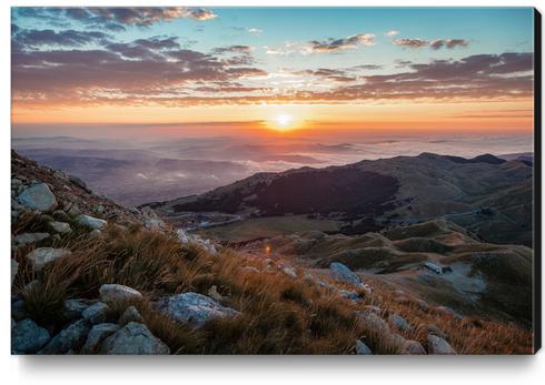 Sunset Canvas Print by Salvatore Russolillo