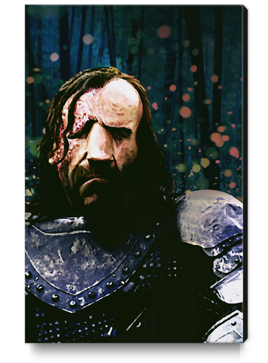 The Hound Canvas Print by chewgowski