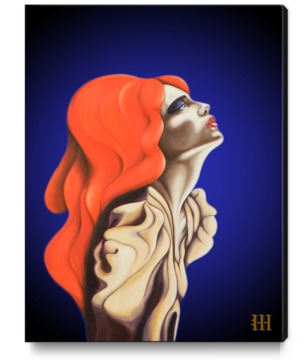 Béatrix Canvas Print by Mathilde MILLERANT