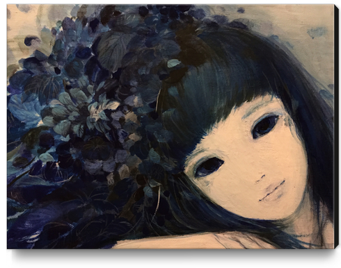 Blue 27 Canvas Print by Ai Natori