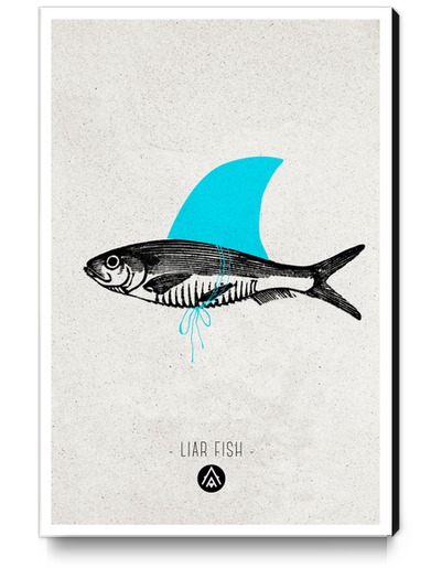 Liar Fish Canvas Print by Alfonse