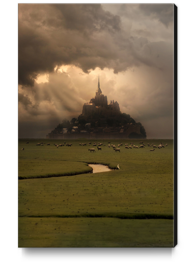 Saint Michel in the evening sun Canvas Print by Jarek Blaminsky