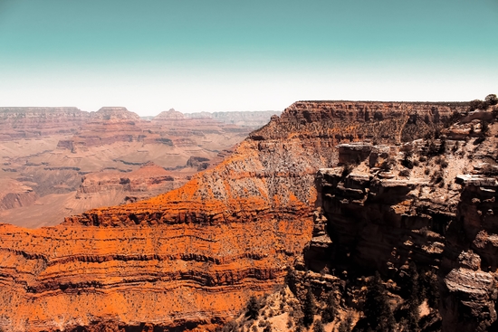 Desert scenery in summer at Grand Canyon national park USA by Timmy333