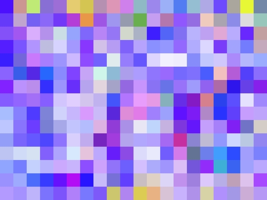 geometric square pixel pattern abstract background in blue pink purple by Timmy333