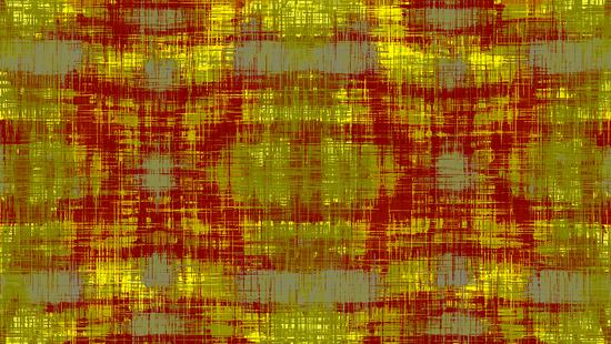 red and yellow plaid pattern abstract background by Timmy333