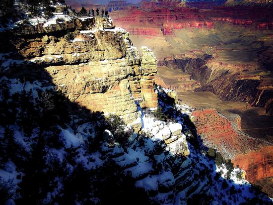 winter light at Grand Canyon national park, USA by Timmy333