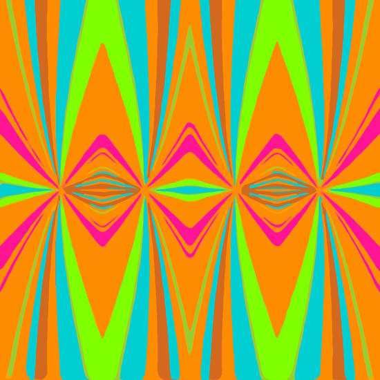 orange pink blue green symmetry art abstract background by Timmy333