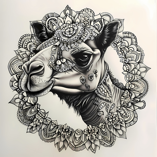 Mandala - Camel by aleibanez