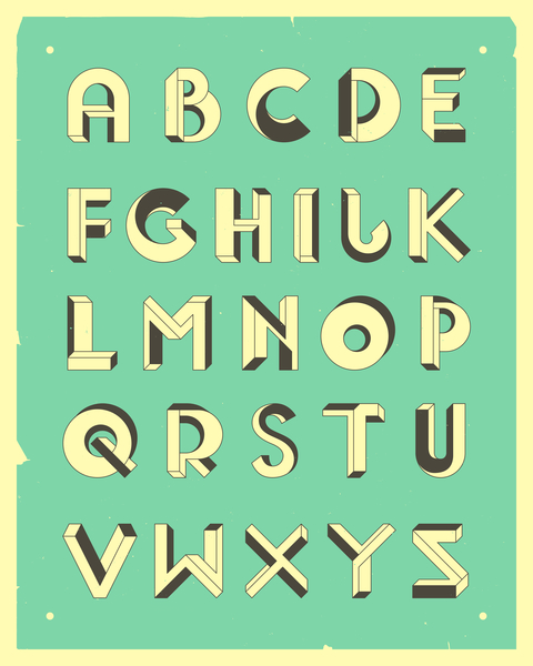 ALPHABET 3 by Jazzberry Blue