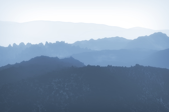 Mist Covered Mountains by cinema4design