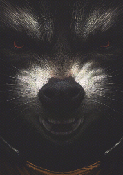 Rocket Raccoon by yurishwedoff