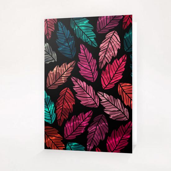 Leaves X 0.2 Greeting Card & Postcard by Amir Faysal