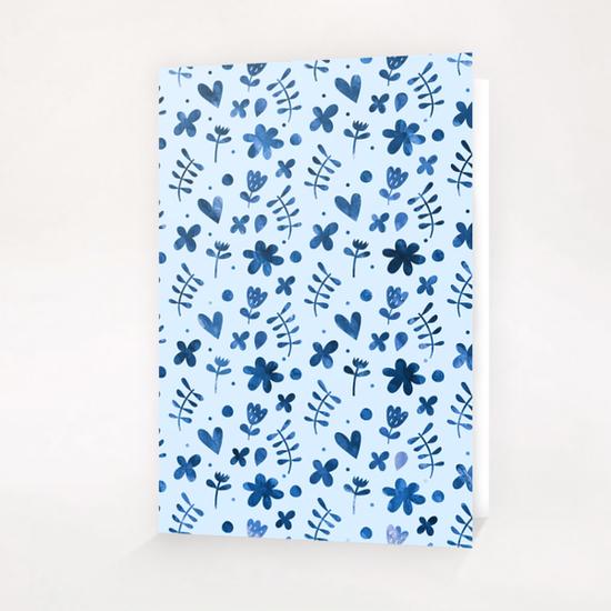 LOVELY FLORAL PATTERN #4 Greeting Card & Postcard by Amir Faysal