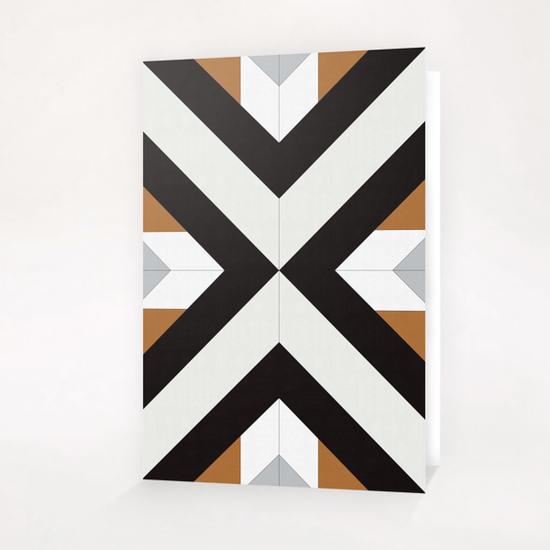 Dynamic geometric pattern II Greeting Card & Postcard by Vitor Costa