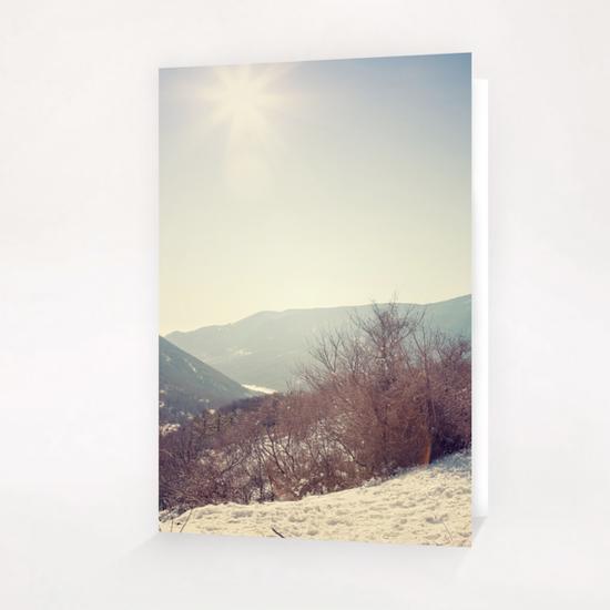 Mountains in the background II Greeting Card & Postcard by Salvatore Russolillo