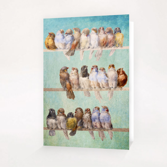 Birds Birds Birds Greeting Card & Postcard by DVerissimo