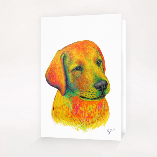 Dog Greeting Card & Postcard by Nika_Akin