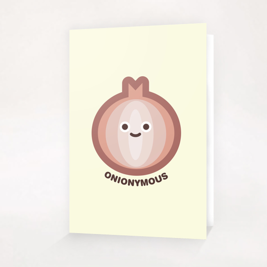 ONIONYMOUS Greeting Card & Postcard by Nicole De Rueda