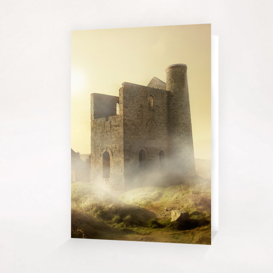 Foggy morning in western UK Greeting Card & Postcard by Jarek Blaminsky