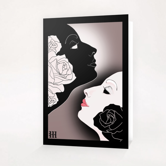 Ying et Yang Greeting Card & Postcard by Mathilde MILLERANT