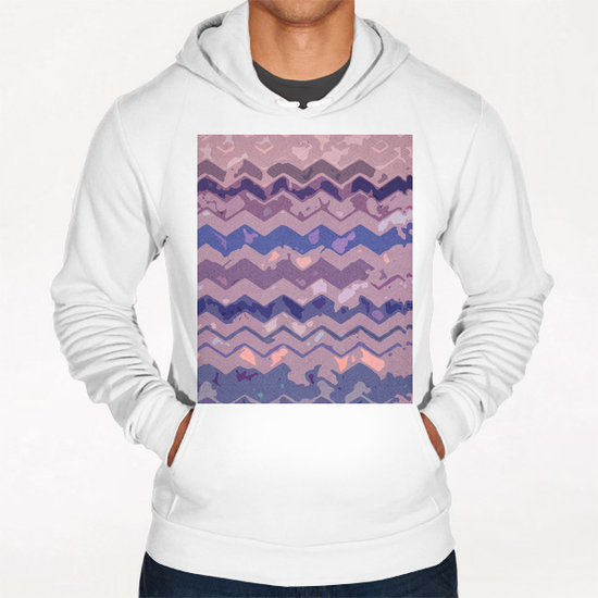 Abstract Chevron X 0.2 Hoodie by Amir Faysal