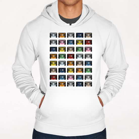 80 Tapes Hoodie by Emeline Tate