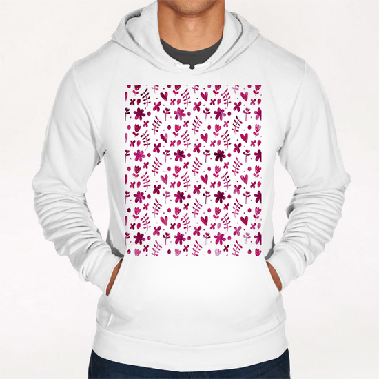 LOVELY FLORAL PATTERN X 0.6 Hoodie by Amir Faysal