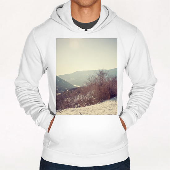 Mountains in the background II Hoodie by Salvatore Russolillo