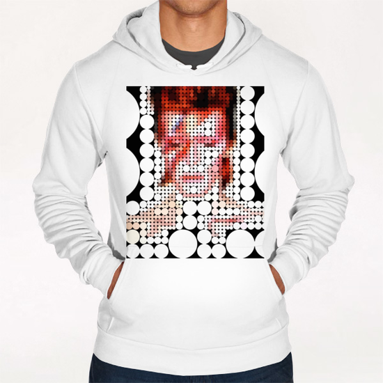 Aladdin Sane Abstract Hoodie by Louis Loizou