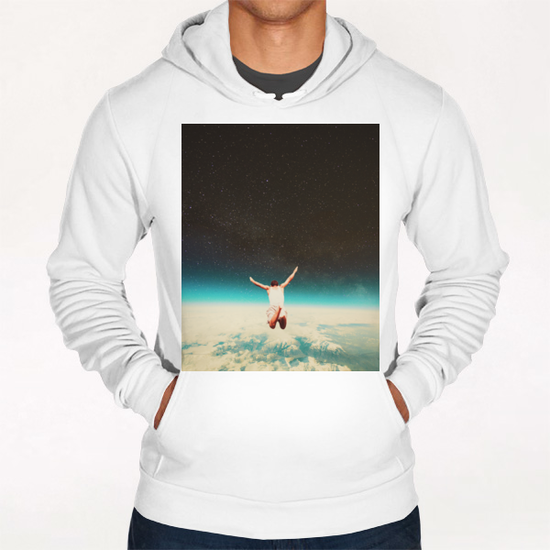 Falling With A Hidden Smile Hoodie by Frank Moth