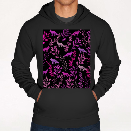 Floral and Fox Hoodie by Amir Faysal