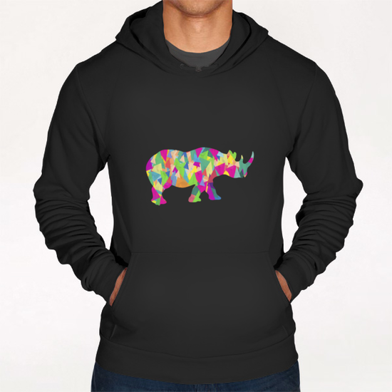 Abstract Bear Hoodie by Amir Faysal