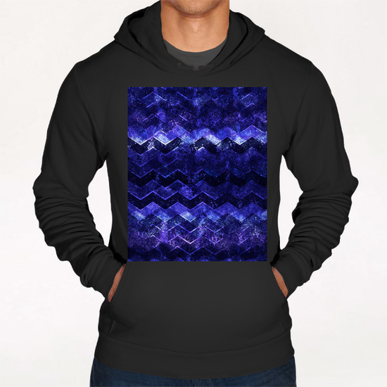 Abstract Chevron X 0.3 Hoodie by Amir Faysal