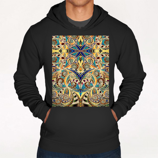 Drawing Floral Zentangle G1 Hoodie by MedusArt