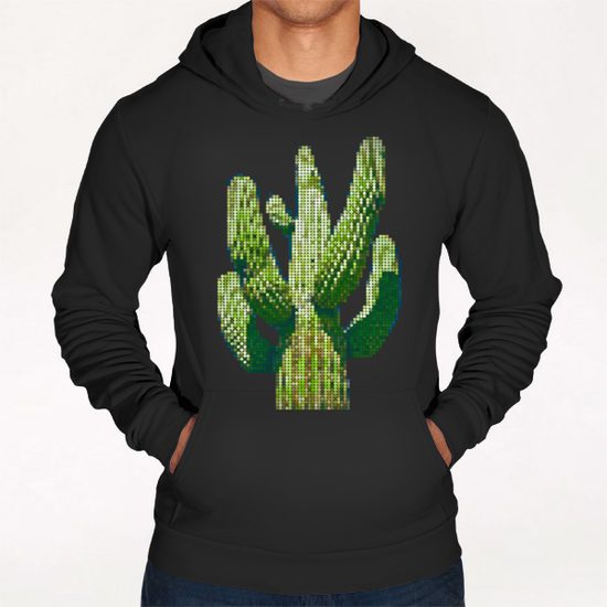 Cactus circle Hoodie by Vic Storia