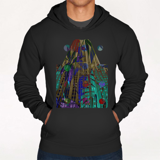 Vegetal Building Hoodie by Vic Storia