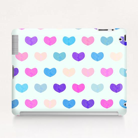 Cute Watercolor Hearts Tablet Case by Amir Faysal