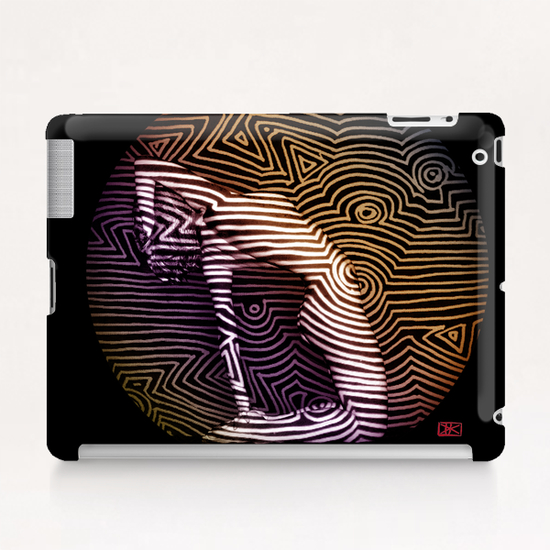 Courbes sur Courbes Tablet Case by Denis Chobelet