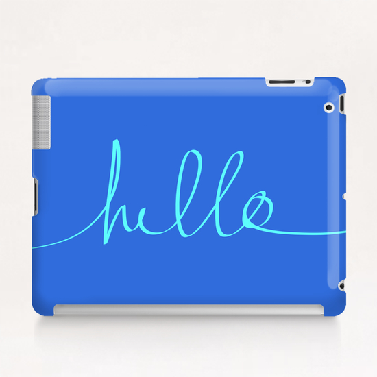 Hello Tablet Case by Leah Flores