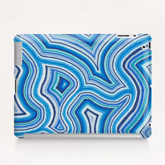 Blue Color Burst Tablet Case by ShinyJill