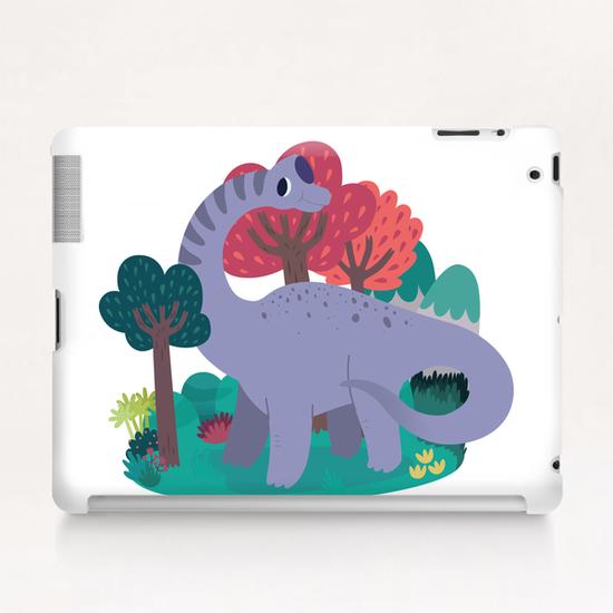 Brachiosaurus Tablet Case by Claire Jayne Stamper