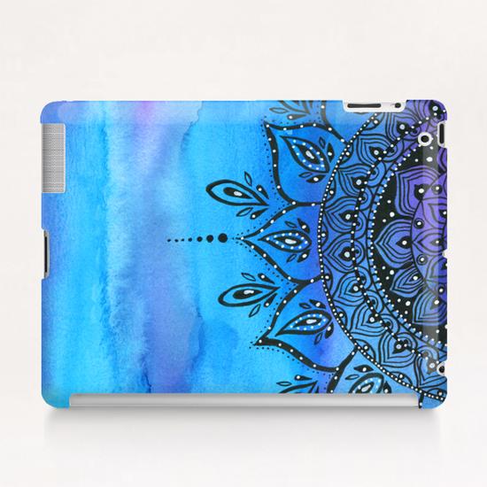 Blue Mandala Tablet Case by Li Zamperini