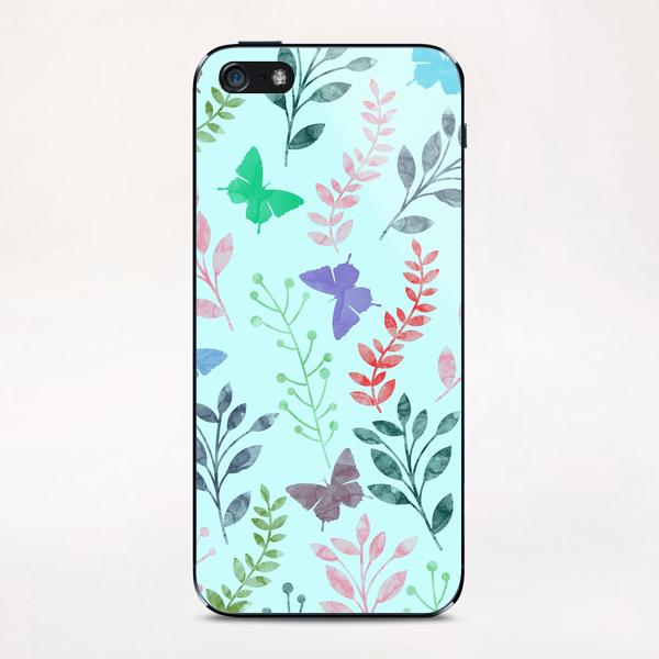 Floral and Butterfly X 0.1 iPhone & iPod Skin by Amir Faysal