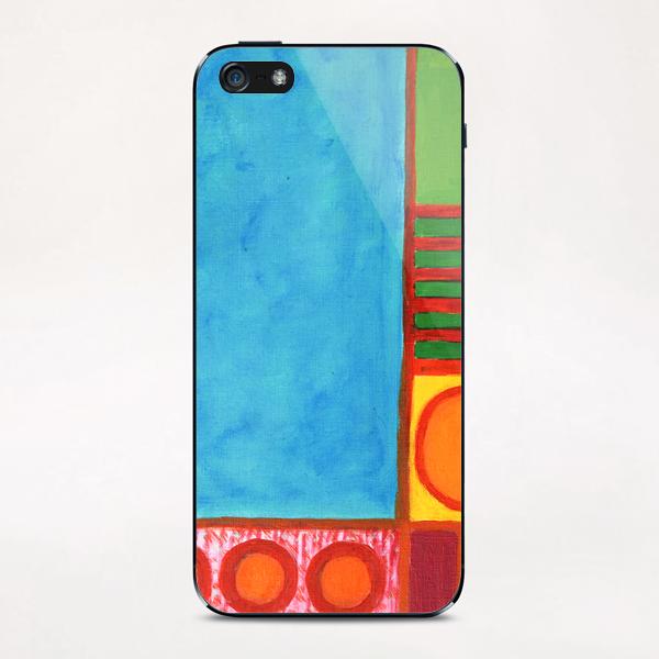 Refreshing Blue  iPhone & iPod Skin by Heidi Capitaine